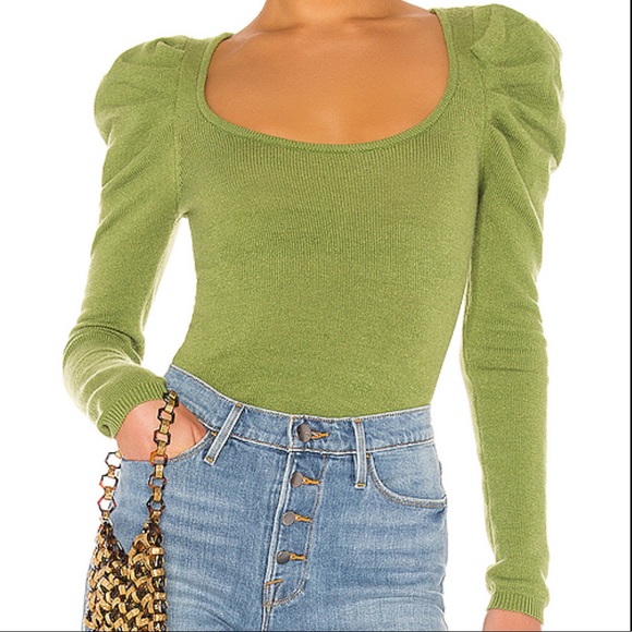 New Revolve Lpa Green Willow Puff 
